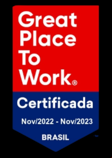 Great Place to Work, Certificada Novembro/2022 - Novembro/2023, Brasil.