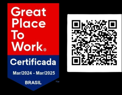 Great Place to Work, Certificada Março/2024 - Março/2025, Brasil.