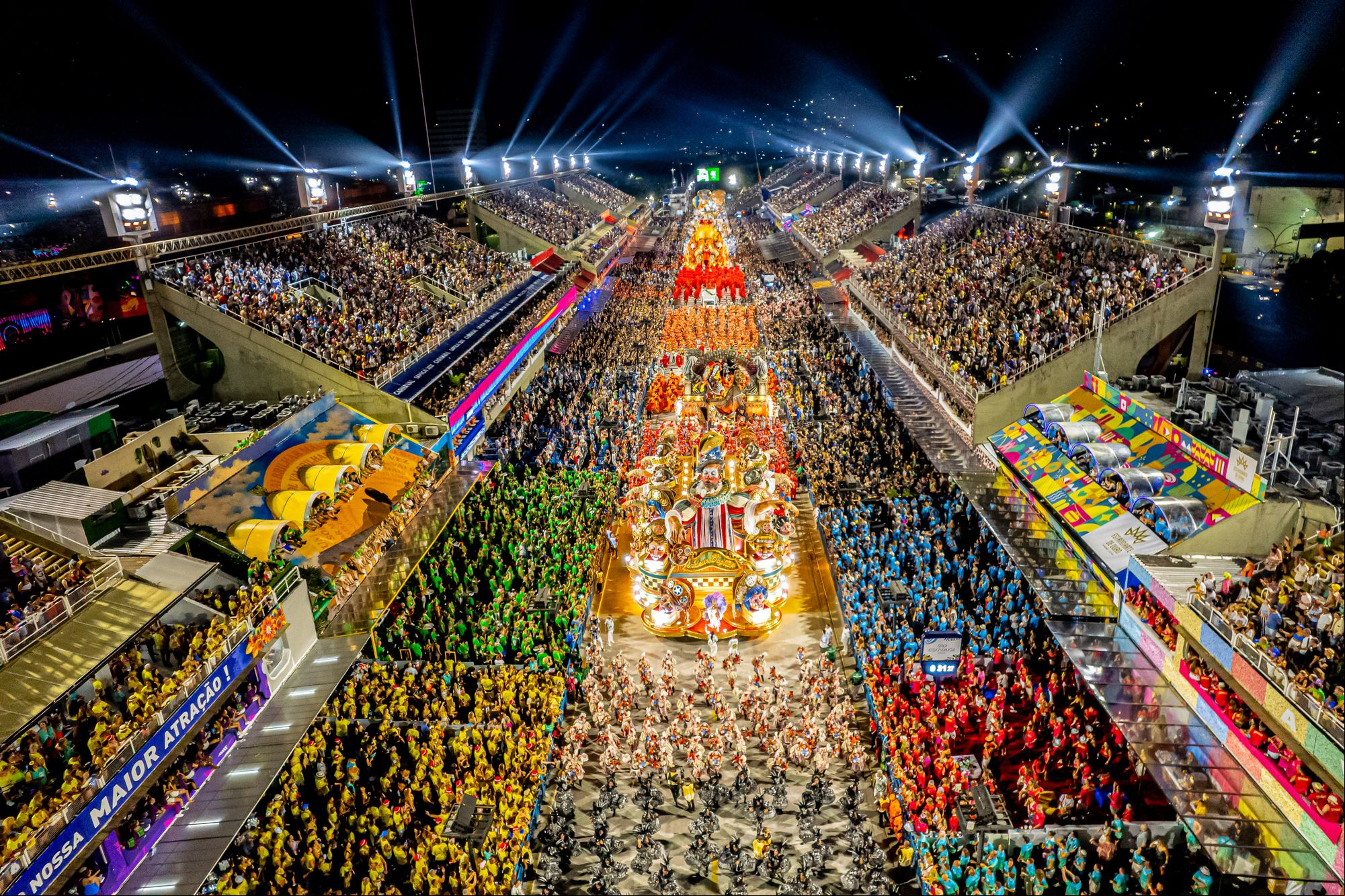 Carnaval Carnaval - desfile de escolas de samba no Sambódromo